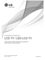 LG 32LW4500 (33 pages) TV Operating Manual