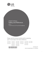 LG 32LX330C 43LX341C 42LX330C 49LX341C 42LX530S 55LX341C (31 pages) TV Operating Manual
