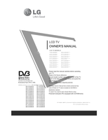 LG Description 22LS4D-ZD 423000-ZA 525000-ZA S9-50735 22LS4D* (23 pages) TV Operating Manual