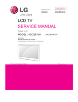 LG LA1EZ 42CQ610H 42CQ610H-UA (39 pages) TV Service Manual