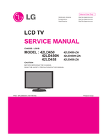 LG LD01B 42LD450 MFL62863003 42LD450N 42LD458 42LD450-ZA (43 pages) TV Service Manual