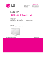 LG LA01U 42LK450 42LK450-UB (72 pages) TV Service Manual
