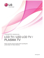 LG 42LV34 SERIES (134 pages) TV Operating Manual