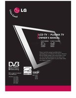 LG 42PB4D Series (132 pages) TV Operating Manual