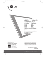LG 42LC7D-UK 50PC5D-UL 185mm S8-05245 S7-97591 S7-95015 42LC7D (34 pages) TV Operating Manual