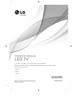 LG LB49** LB57** LB58** *MFL68027042* (236 pages) TV Operating Manuals LG LB49** LB57** LB58** *MFL68027042* (236 pages) TV Operating Manuals
