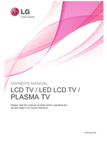 LG 47LW450U (142 pages) TV Operating Manual