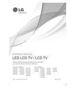 LG 19LE5300 32LE5300 22LE5300 37LE5300 26LE5300 42LE5300 (37 pages) TV Operating Manuals LG 19LE5300 32LE5300 22LE5300 37LE5300 26LE5300 42LE5300 (37 pages) TV Operating Manuals