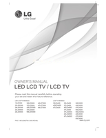 LG S0-80361 S0-78288 S0-74726 S0-73199 55LE53 32LD520 LD630 (38 pages) TV Operating Manual