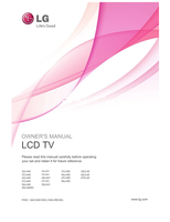 LG 32LH40 32LH41 37LH40 37LH41 42LH40 42LH41 47LH40 47LH41 (136 pages) TV Operating Manual