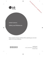 LG *MFL68780132* (172 pages) TV Operating Manual