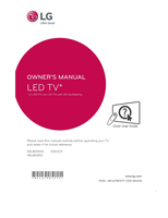 LG 98UB9800 105UC9 98UB9810 (56 pages) TV Operating Manuals LG 98UB9800 105UC9 98UB9810 (56 pages) TV Operating Manuals