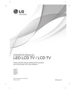 LG LS34** LM34** CS46** CS47** MFL67360815 (38 pages) TV Operating Manuals LG LS34** LM34** CS46** CS47** MFL67360815 (38 pages) TV Operating Manuals
