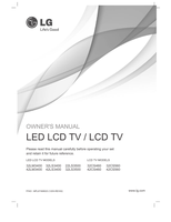 LG CS460-DA EKLC500163 EKLC300891 MFL67468023 (90 pages) TV Operating Manual