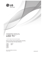 LG LA62** LN57** LA64** LN61** LA66** LA69** LA74** (332 pages) TV Operating Manuals LG LA62** LN57** LA64** LN61** LA66** LA69** LA74** (332 pages) TV Operating Manuals