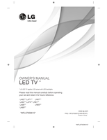 LG LA62** LA71** LN57** LA64** LA74** LN61** LA66** LN65** (100 pages) TV Operating Manuals LG LA62** LA71** LN57** LA64** LA74** LN61** LA66** LN65** (100 pages) TV Operating Manuals