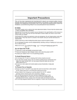 LG MC-019E (24 pages) TV Operating Manual