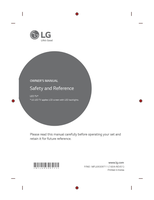 LG *MFL69309711* MFL69309711 (304 pages) TV Operating Manual