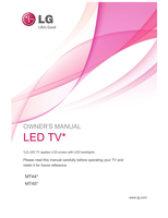 LG MT44* MT45* (53 pages) TV Operating Manual