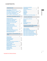 LG LSW100B LSW100BG 32LD3 32LD4 32LD5 32LE3 32LE4 26LE5 LSW200B (220 pages) TV Operating Manual