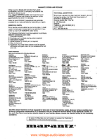 Marantz 1150D (43 pages) Amplifier Service Manual