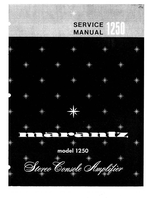 Marantz 1250 (34 pages) Amplifier Service Manual