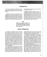 Marantz 14 (17 pages) Amplifier Service Manual