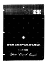 Marantz 3250B (20 pages) Recording Equipment Service Manual
