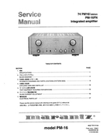 Marantz PM-16FN 51109 (18 pages) Amplifier Service Manuals Marantz PM-16FN 51109 (18 pages) Amplifier Service Manuals
