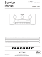Marantz S0359-1V06DM DG1110 AV7005 (200 pages) Amplifier Service Manuals Marantz S0359-1V06DM DG1110 AV7005 (200 pages) Amplifier Service Manuals