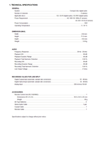 Marantz DR110 22740 (21 pages) Recording Equipment Service Manual