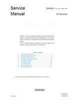 Marantz DR4050 40110 22470 (64 pages) Recording Equipment Service Manual