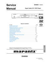 Marantz DV6500 90M13BW855010 (54 pages) Audio/Video Receiver Service Manuals Marantz DV6500 90M13BW855010 (54 pages) Audio/Video Receiver Service Manuals