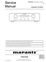 Marantz S1027-V03DM SG1506 PM7005 (86 pages) Amplifier Service Manuals Marantz S1027-V03DM SG1506 PM7005 (86 pages) Amplifier Service Manuals