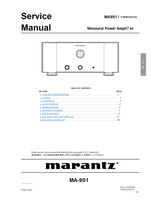 Marantz MA-9S1 MA9S1 (18 pages) Amplifier Service Manuals Marantz MA-9S1 MA9S1 (18 pages) Amplifier Service Manuals