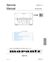 Marantz MD710 (17 pages) Recording Equipment Service Manuals Marantz MD710 (17 pages) Recording Equipment Service Manuals
