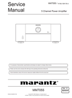 Marantz S0322-0V04M DG1108 MM7055 (73 pages) Amplifier Service Manuals Marantz S0322-0V04M DG1108 MM7055 (73 pages) Amplifier Service Manuals