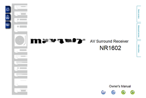 Marantz NR1602 (141 pages) Audio/Video Receiver Operating Manual