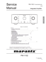 Marantz PM-11S2 90M04AJ855020 (91 pages) Amplifier Service Manuals Marantz PM-11S2 90M04AJ855020 (91 pages) Amplifier Service Manuals