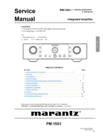 Marantz PM-15S1 90M10AJ855020 (54 pages) Amplifier Service Manuals Marantz PM-15S1 90M10AJ855020 (54 pages) Amplifier Service Manuals