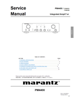 Marantz PM4400 25AW855010 (22 pages) Amplifier Service Manuals Marantz PM4400 25AW855010 (22 pages) Amplifier Service Manuals