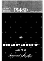 Marantz PM50 (18 pages) Amplifier Service Manual