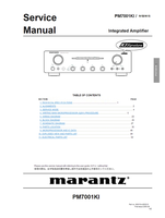Marantz PM7001 PM7001KI 90M15AJ855010 (46 pages) Amplifier Service Manuals Marantz PM7001 PM7001KI 90M15AJ855010 (46 pages) Amplifier Service Manuals