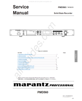 Marantz PMD560 90M39BS855010 (62 pages) Recording Equipment Service Manuals Marantz PMD560 90M39BS855010 (62 pages) Recording Equipment Service Manuals