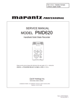 Marantz 104-0033 PMD620 00M10CS855010 (47 pages) Recording Equipment Service Manuals Marantz 104-0033 PMD620 00M10CS855010 (47 pages) Recording Equipment Service Manuals