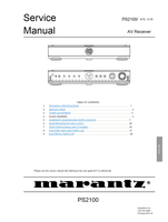 Marantz PS2100 22660 (35 pages) Audio/Video Receiver Service Manuals Marantz PS2100 22660 (35 pages) Audio/Video Receiver Service Manuals