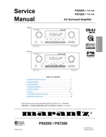 Marantz PS5200 PS7200 (66 pages) Amplifier Service Manuals Marantz PS5200 PS7200 (66 pages) Amplifier Service Manuals