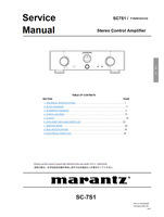 Marantz SC-7S1 SC7S1 (36 pages) Amplifier Service Manual