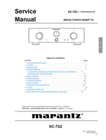 Marantz SC-7S2 90M340J855010 (81 pages) Amplifier Service Manuals Marantz SC-7S2 90M340J855010 (81 pages) Amplifier Service Manuals
