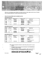 Marantz 2461253110 51280308B0 51340310B0 158030 51490308A9 (24 pages) Amplifier Service Manuals Marantz 2461253110 51280308B0 51340310B0 158030 51490308A9 (24 pages) Amplifier Service Manuals